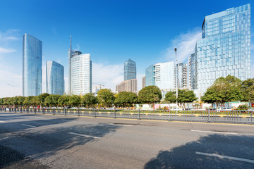 modern cityscape and road of Hongkong