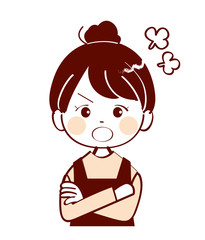 保母さん、怒る