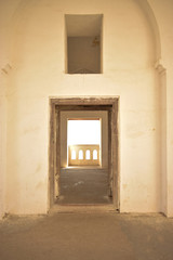 Fototapeta premium Door on Granite Stone Wall