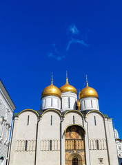 Fototapeta na wymiar decoration of Dormition Cathedral in Kremlin