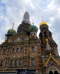 Russia, Saint Petersburg, Church on Spilled Blood, also Church of the Saviour on Spilled Blood.
