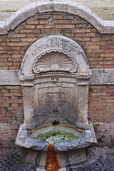 La fontanella dell'Acqua Angelica a Roma