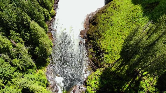 big Watterfall in valley