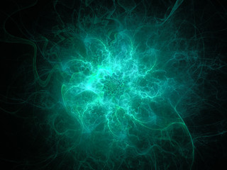 Fototapeta premium surreal futuristic digital 3d design art abstract background fractal illustration for meditation and decoration wallpaper