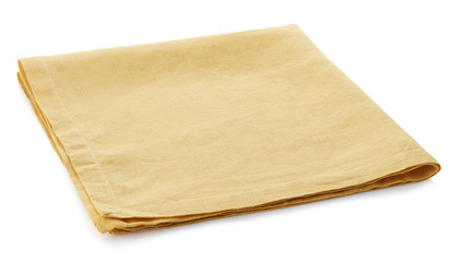 Light yellow cotton napkin