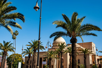 View of the Roal Theatre in Marrakech or Marrakesh, Morocco