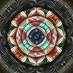 3D render plastic puffs background tile