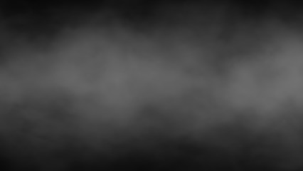 Obraz na płótnie Canvas Abstract fog and smoke on black color background.