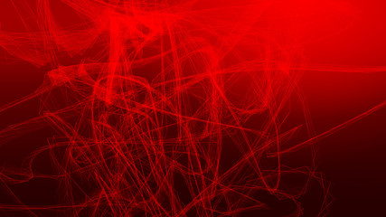 The network error red wave dark background. Abstract technology big data digital background. 3d rendering.