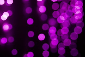 Lights background purple