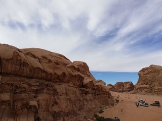 ワディラム　ヨルダンの景色