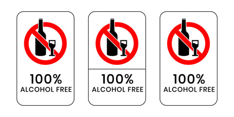 No Alcohol - icon for product labels