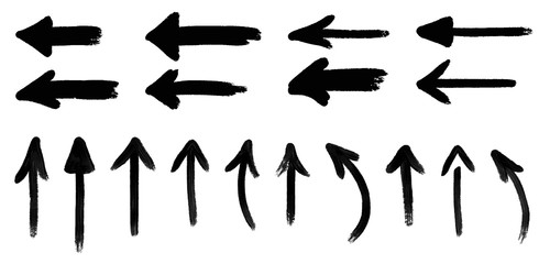 Arrow. grunge arrow vector.grunge arrow brush