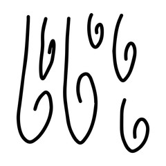 Spiral and Lines. a spiral curve, shape, or pattern