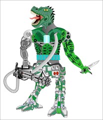 Robot Mutant Android Theranosaurus Rex
