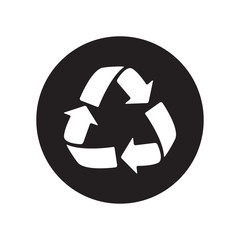 Recycle bins icon vector symbol