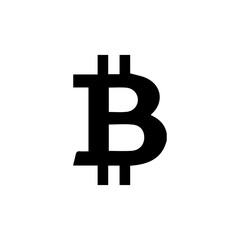 Bitcoin icon design trendy