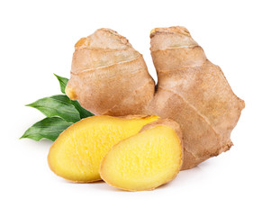Ginger isolated on white background