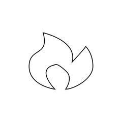 Fire flame icon. Olympic symbol. Logo design element