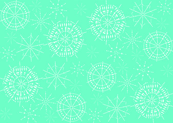 Beautiful Winter Snowflake Pattern