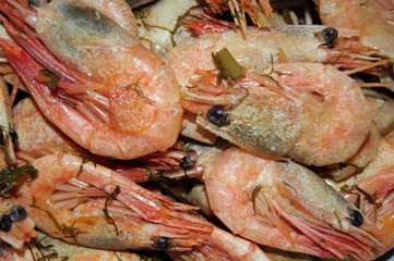 boiled shrimp