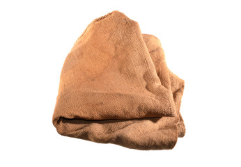 rag bag isolated on white background
