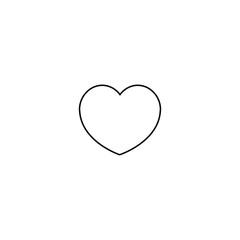 Heart icon. Like button. Social media symbol. Love sign