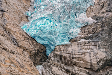 Gletscher Briksdalsbreen Norwegen Jostedalsbreen Nationalpark