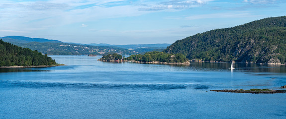 Panorama Norwegischer Fjord