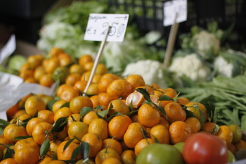 fresh vegetables at the market in funchal at madeira island