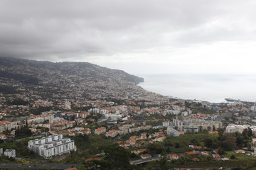 Fototapeta premium view of the city funchal