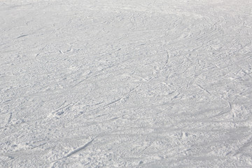 ice field background with traces of skates