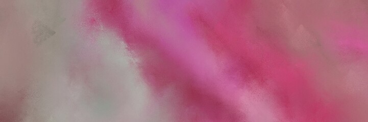 decorative horizontal background design with antique fuchsia, dark gray and dark moderate pink color