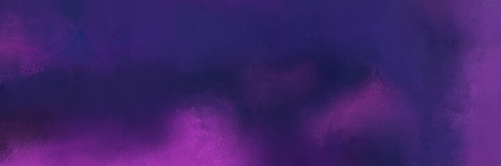 vintage horizontal header background  with very dark violet, moderate violet and dark slate blue color