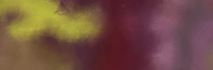 old horizontal background banner with old mauve, dark khaki and pastel brown color