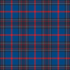 Classic Blue  Tartan  Plaid  Seamless Pattern.