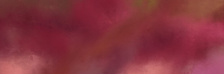 grunge horizontal background with dark moderate pink, pale violet red and moderate red color