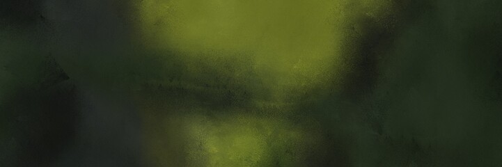aged horizontal background with very dark green, dark olive green and black color