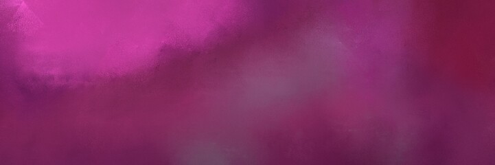 antique horizontal banner background  with dark moderate pink, mulberry  and antique fuchsia color