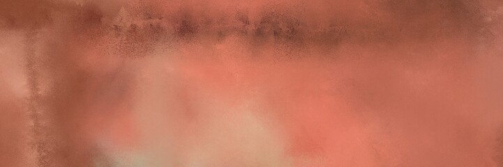 Fototapeta premium aged horizontal background texture with indian red, tan and salmon color