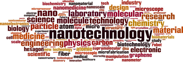 Nanotechnology word cloud