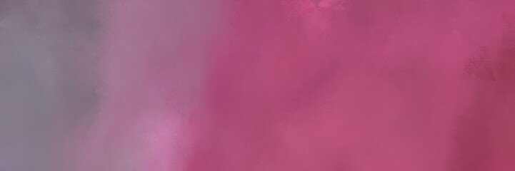 antique horizontal banner with moderate pink, gray gray and old lavender color