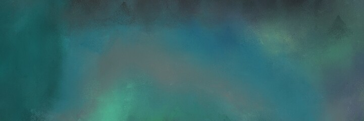 old horizontal background texture with teal blue, dark slate gray and dim gray color