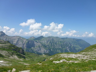 Fototapeta na wymiar Beautiful landscape, Alps, Switzerland