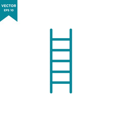 ladder icon in trendy flat style