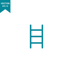ladder icon in trendy flat style