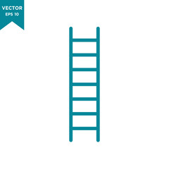 ladder icon in trendy flat style