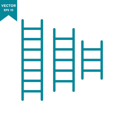 ladder icon in trendy flat style