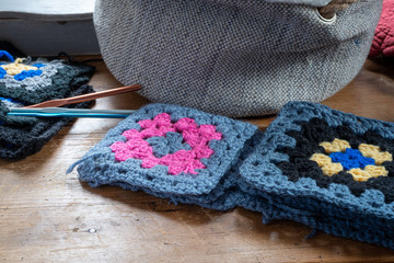  hand made granny square