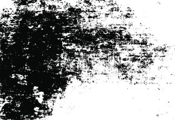 Rough black and white texture vector. Distressed overlay texture. Grunge background. Abstract textured effect. Vector Illustration. Black isolated on white background. EPS10.